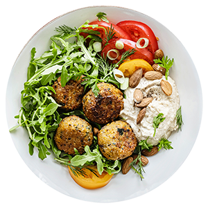 Kingrojshawarma Glasgow Falafel Salad